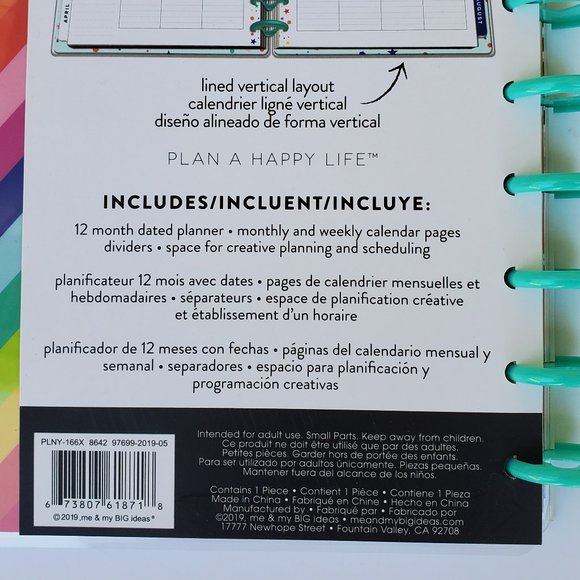 BOGO Happy Planner 2020 12mo BUSY BABE - Picture 9 of 9